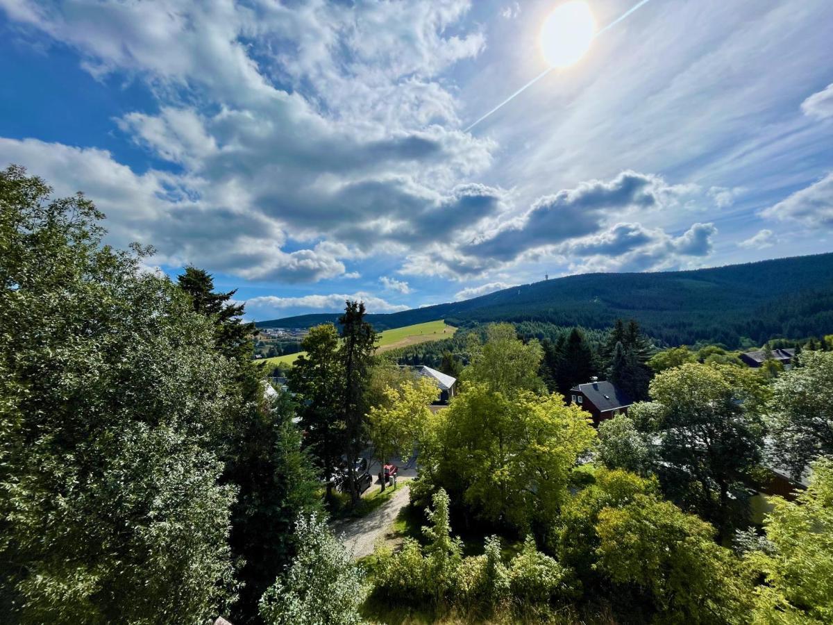 Landhaus-chalet-keilberger Blick Oberwiesenthal